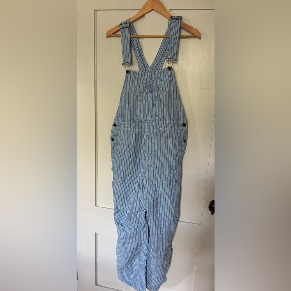 Fatherly | women’s linen overalls size M, EUC
